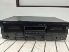 Yamaha KX-W321 Doppel Kassettendeck in Schwarz mit FB