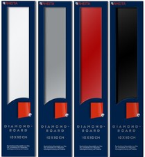 glas magnettafel glas infotafel glas memoboard 10 x 50cm