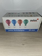 Pulox Schröpfglas Echtglas Saugball 20 mm blau