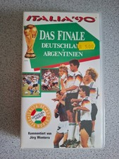 Der Fussball-WM Klasser / Das Finale Italia'90 -  VHS Kassette    ( siehe Foto )