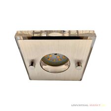 LED Einbaustrahler Briloner quadratisch Alu 5 W 3000 K IP44 400 lm