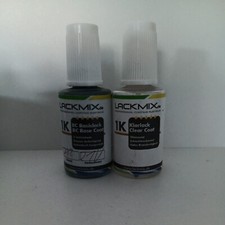 Lackstift Set (Opel) Basis- + Klarlack. Farbe iceblue metallic