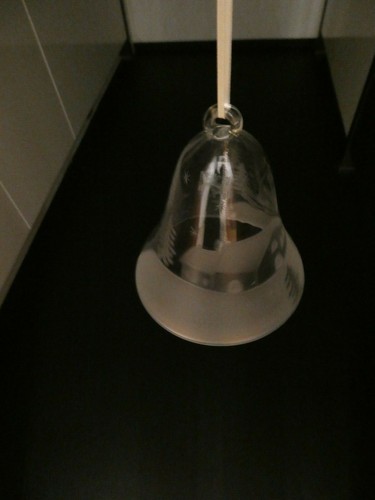 Glocke glas mit schliff - *,