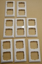 Abdeckrahmen 2-fach Busch Jaeger 8 Stk.  weiß Busch-Duro 2000® SI