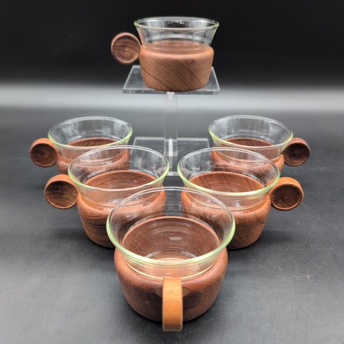 Vintage 70s jenaer glas 6er - jenaer,