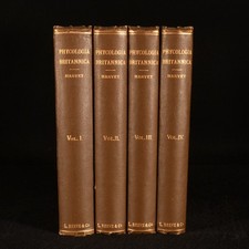 1871 4Vols Phycologia Britannica: Or a History of British Sea-weeds by Willia...