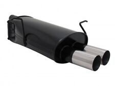 Novus Endschalldämpfer 2 x 76 mm RL - Design Stahl passend für BMW E46 - 346L /C
