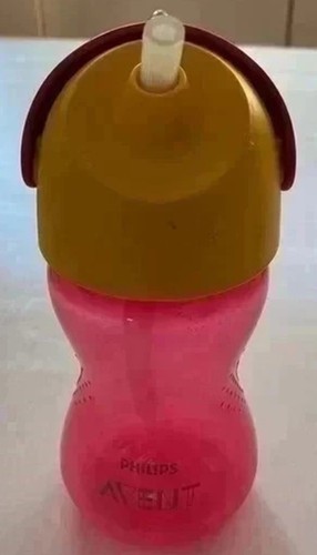 Pink gelbe strohhalm - pink/gelbe,