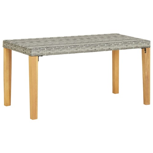 Gartenbank 120 grau - cm, poly