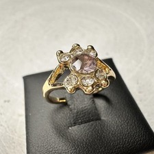 Damenring Vergoldet Rosa