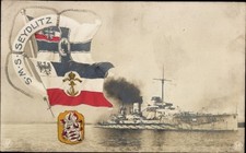 Ak Deutsches Kriegsschiff, SMS