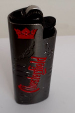 VINTAGE Gas Feuerzeug Chesterfield mit Metallhülle!!!!  Logo rot Rarität