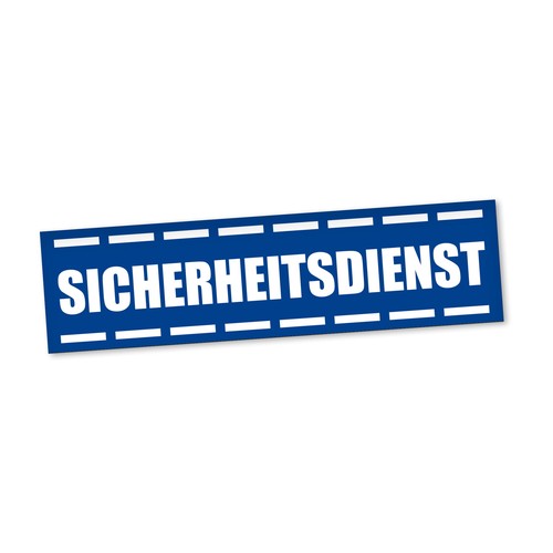Sicherheitsdienst magnetschild - sicherheitsdienst,