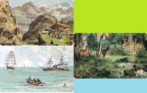 Frühstücksbrettchen berge - frühstücksbrettchen,