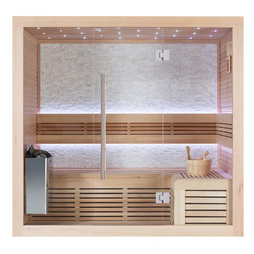 Sauna 200x120 aus hemlock - sauna,