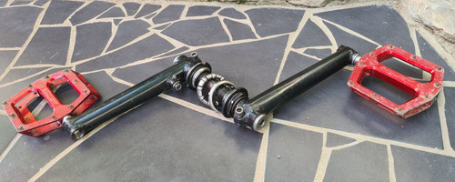Bmx kurbel set zahn stahl - 8,