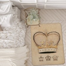 Retro handbemalte krone - 3d,