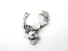 DAMHIRSCH Pin Anstecknadel Dam Hirsch Hut Jäger Schmuck Anstecker Hutnadel NEU