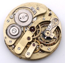 Brückenwerk swiss  Savonettte Taschenuhrwerk 45,07mm mit Zifferblatt