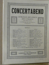 Musiknoten CONCERTABEND "