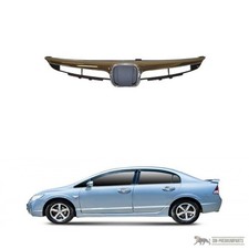 Kühlergrill Kühlergitter Grill für Honda Civic VIII FN FK FD FA Bj. 2006-2011