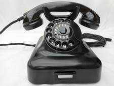 ALTES BAKELIT TELEFON + Krone