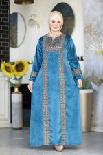 Luxury Velvet Galabia Kaftan