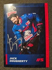 Jack Dougherty Autogrammkarte signiert - Nürnberg Ice Tigers - 2023-2024 | EHC80