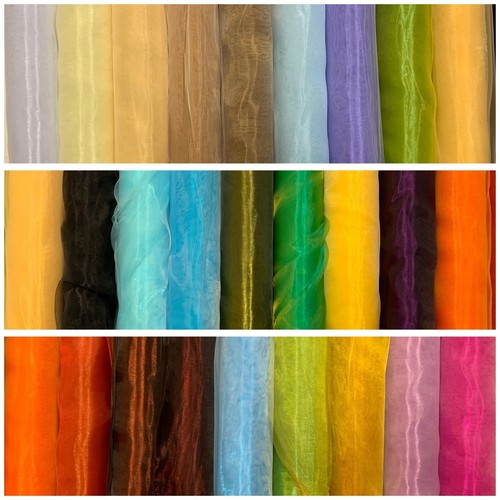 Organza stoff uni - organza, deko