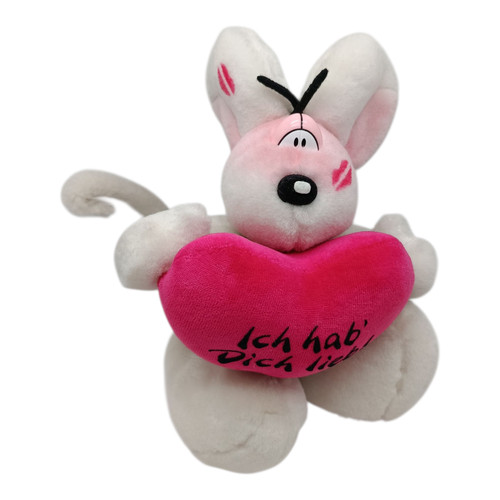 Stofftier diddl maus rotes - stofftier,