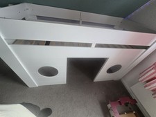 Hochbett Kinderbett 90x200cm mit Treppe