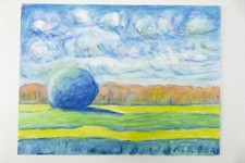 Wilhelm Klußmann Aquarell 1998 sign. Unbetitelt 24x31cm H-21917