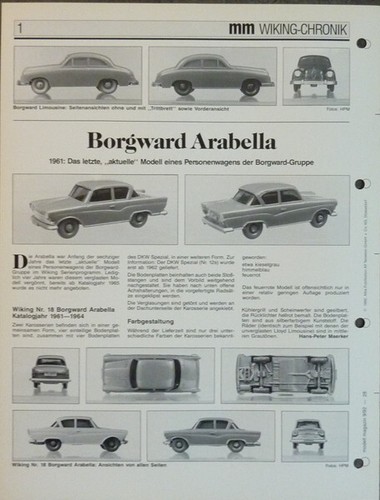 Wiking chronik borgward - chronik,