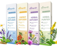 Herbal Diffuser Pens w/ Mints & MuIIein Lung Detox & Liver Support Nasal Inhaler