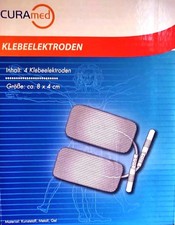 CURAmed Orig. Klebeelektroden AC1000 8x4cm Neu & OVP inkl. Gebrauchsanweisung