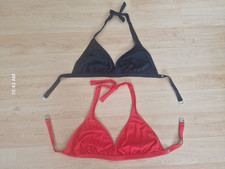 Marc O'Polo 2  Damen Bikini Top Gr. XL/42B Rot/Schwarz