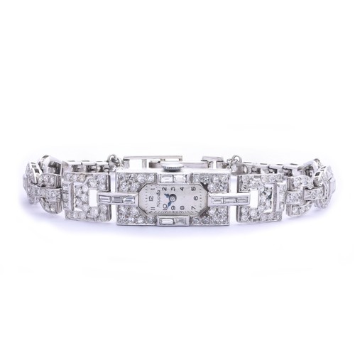 Art déco damen armbanduhr - armbanduhr, mit