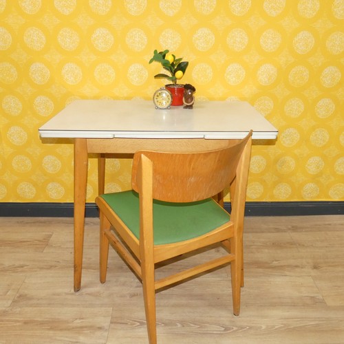 50er jahre küchentisch holz - jahre,
