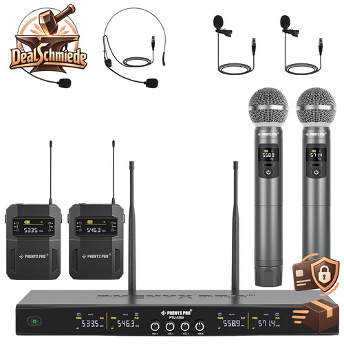 Drahtloses mikrofonsystem - drahtloses,