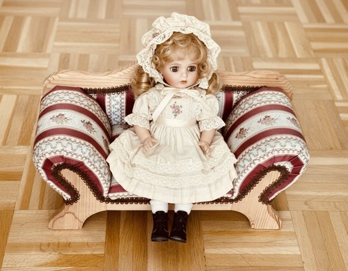 Vintage puppensofa echtholz - puppensofa,,