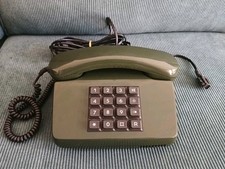 Telefon Tastentelefon analog Post Nordline Duo LX dunkel Grün Vintage