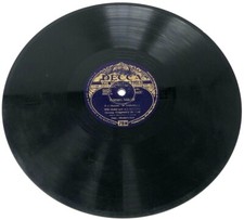 Schellackplatte decca f - schellackplatte,