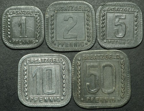 Notgeld bis 50 pfennig - bis,