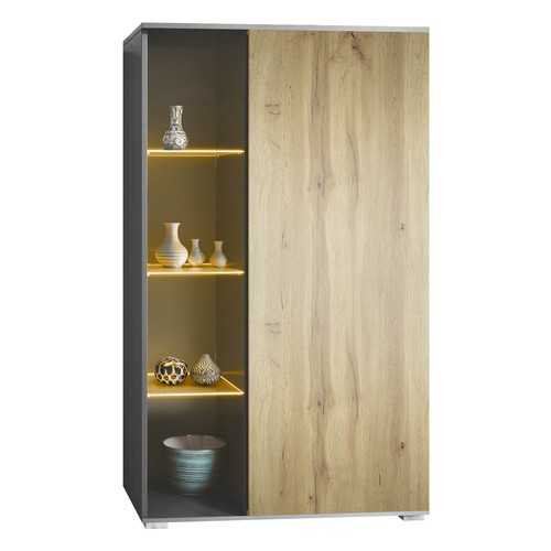 Davos vitrine korpus anthrazit - davos,