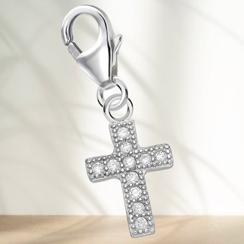 Kreuz karabiner charm 925 - kreuz,