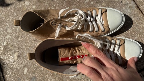 Prada high top - prada, sneakers