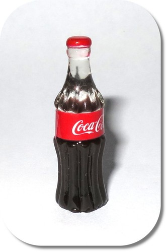 Miniatur cola flasche coca - miniatur, cola-flasche,