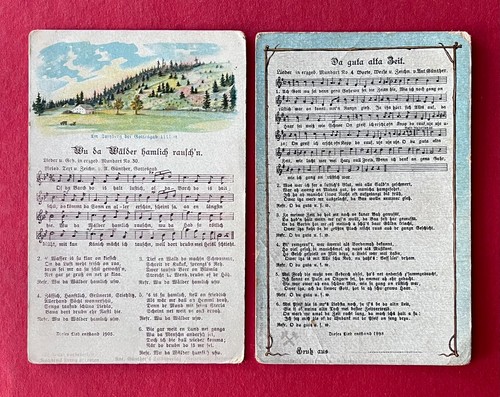 Erzgebirge lied ak von - x,
