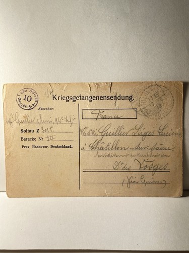 Kriegsgefangenenpost
