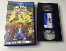 Grosse Pause - Die geheime Mission - Walt Disney - VHS Video Kassette Selten